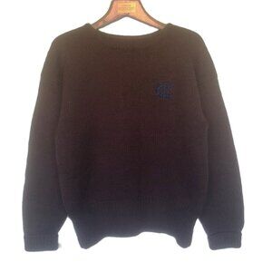 Collectible VTG Polo Ralph Lauren 100% Wool Sweater w/ original Blue Label Large